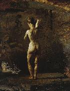 Thomas Eakins Study for William Rush Carving His Allegorical Figure of the Schuylkill oil painting picture wholesale